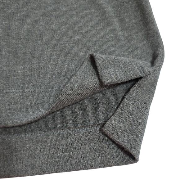 Karen Kane Women Sz M Black Grey Colorblock Whimsigoth Made in USA Knit Tunic - Picture 6 of 11